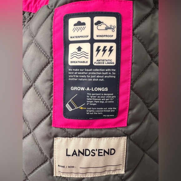 Lands' End Kids Waterproof Insulated Winter Parka - Picture 8 of 12